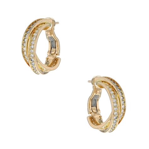 boucles d'oreilles cartier occasion